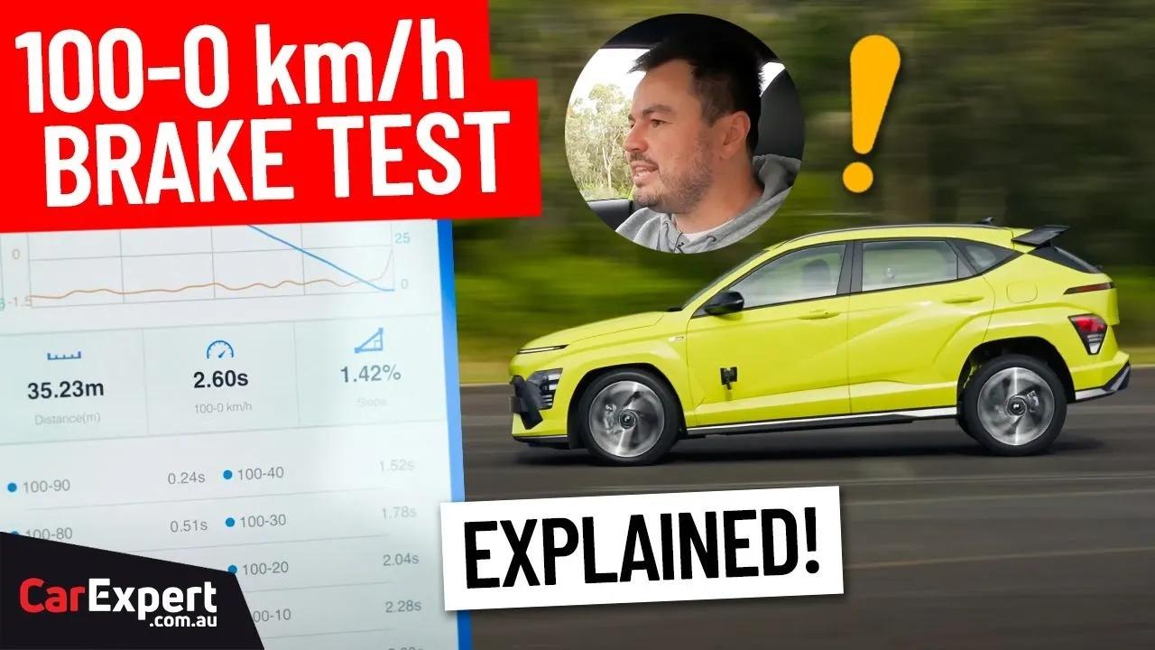 Explaining how we brake test cars from 100-0...
