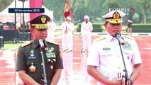 Ucapan Pamit Laksamana Yudo Margono, Usai Sertijab Kepada Panglima TNI Jenderal Agus Subiyanto