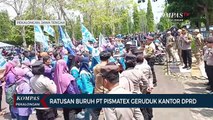 Buruh PT Pismatex Tolak Outsourcing, Tuntut Pesangon di DPRD Kabupaten Pekalongan