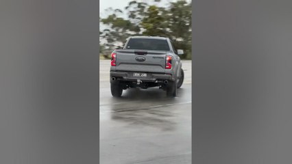 Ranger Raptor is loose in the wet!