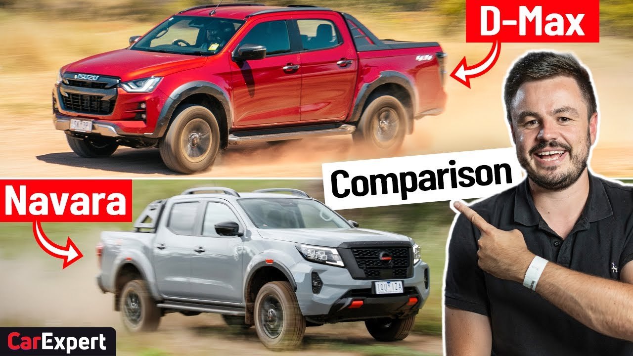 Navara v D-Max comparison review (inc. 0-100): Nissan Pro-4X and Isuzu X-Terrain compared!