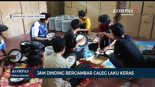 Jam Dinding Caleg, Bisnis Menggiurkan di Pemalang