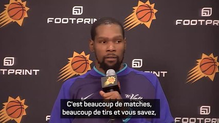 Suns - Durant : "Un honneur d'être parmi les plus grands de ce sport"