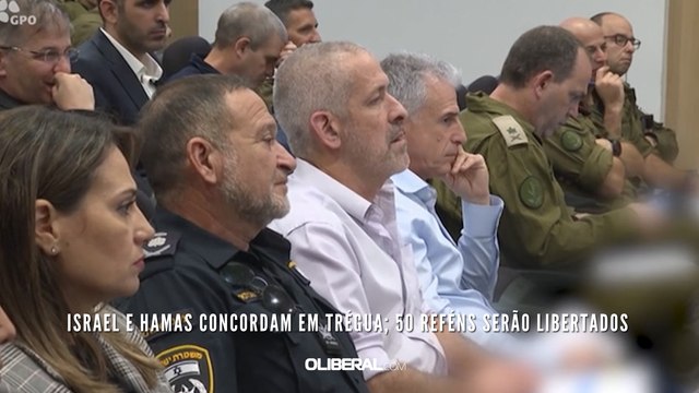 Israel e Hamas concordam em trégua; 50 reféns serão libertados