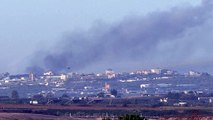 سحب الدخان تغطي سماء شمال غزة مع استمرار القصف الإسرائيلي