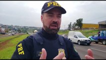 PRF dá detalhes sobre atropelamento na rodovia BR-277