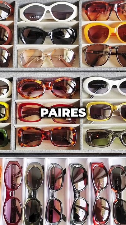 JE NOTE LES LUNETTES LES PLUS CHÈRES DE CHEZ GUCCI