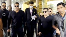 Salman Khan Arrives In Swag At The Airport With Full Y  Security Cover