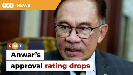 Anwar, unity govt’s approval rating down, claims Merdeka Center