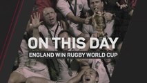 On This Day: England win the 2003 Rugby World Cup