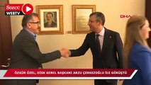 Özgür Özel, DİSK Genel Başkanı Arzu Çerkezoğlu’nu ağırladı