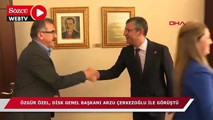 Özgür Özel, DİSK Genel Başkanı Arzu Çerkezoğlu’nu ağırladı
