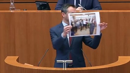 Intervención de David Hierro en el pleno de las Cortes
