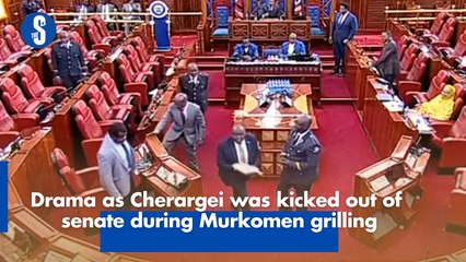 Drama as Cherargei kicked out of senate during Murkomen grilling