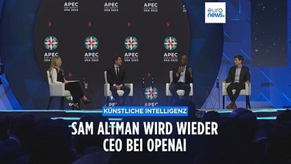 Nach fünf Tagen Führungschaos: Sam Altman kehrt zurück als CEO von OpenAI