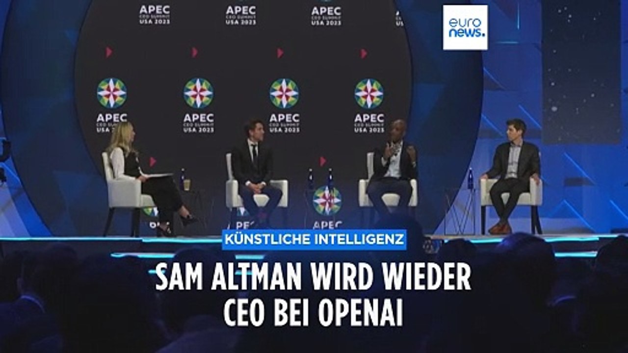 Nach fünf Tagen Führungschaos: Sam Altman kehrt zurück als CEO von OpenAI