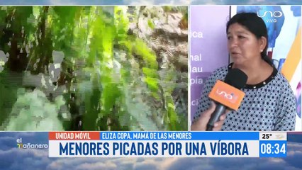 Menores picadas por una víbora