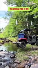 River Ziplining in a 4x4! Daredevil Drives on Air! || Best of Internet