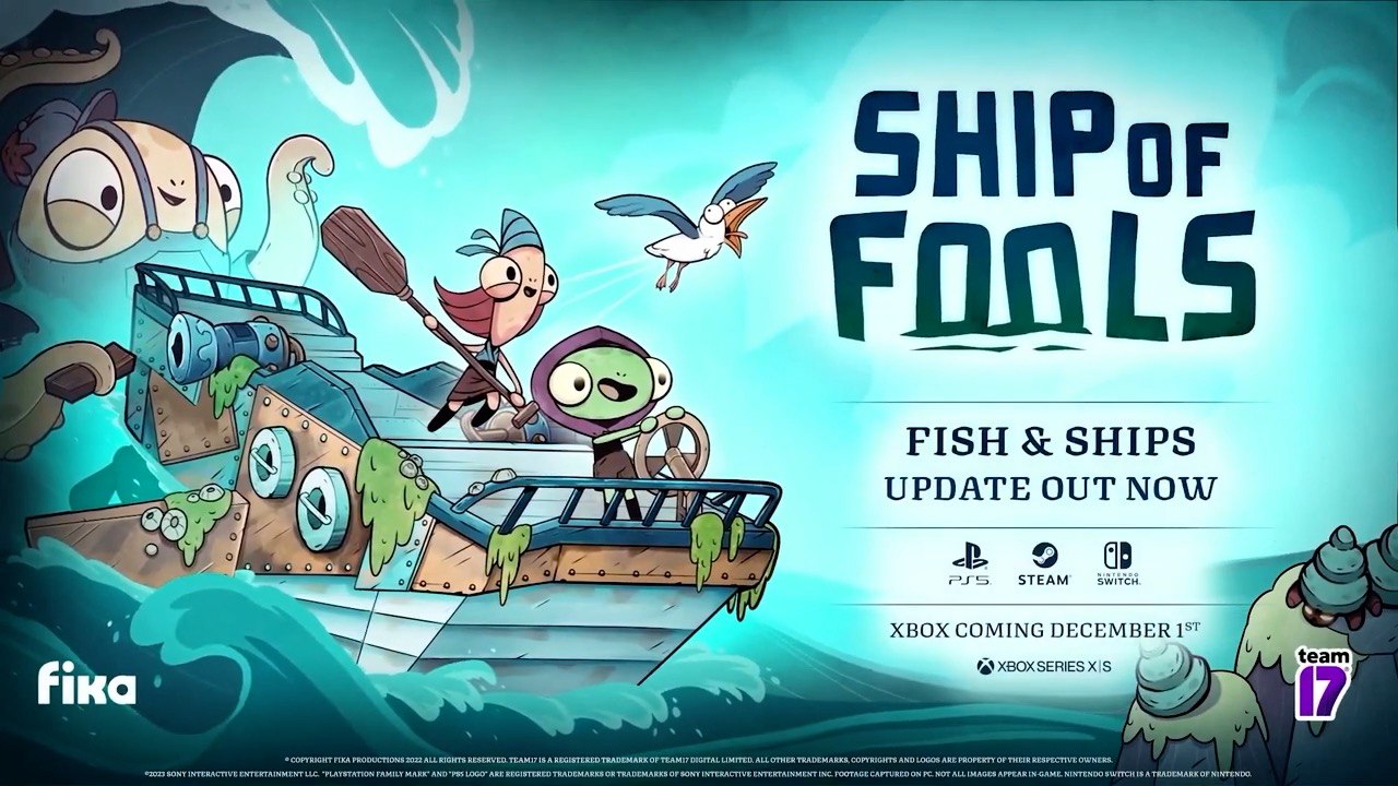 Ship Of Fools Official Fish and Ships Update Launch Trailer