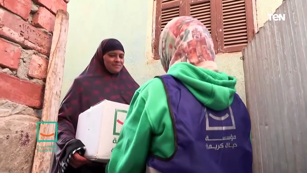 حياة كريمة تطرق أبواب قطور بمحافظ الغربية وتوزع عدد كبير من المواد الغذائية على الأولى بالرعاية