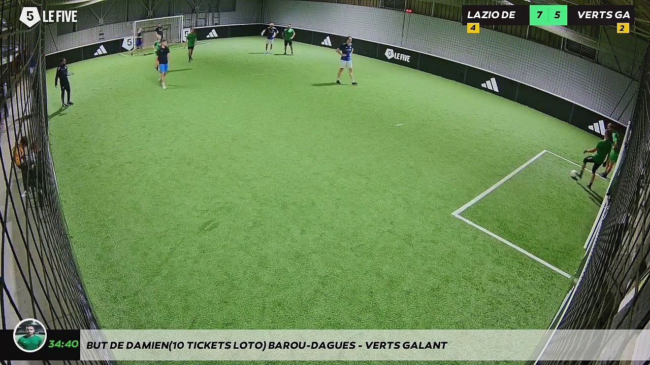 But de Damien(10 tickets LOTO) Barou-dagues - VERTS GALANT