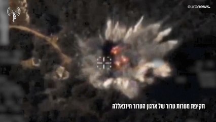 شاهد: غارات إسرائيلية على جنوب لبنان