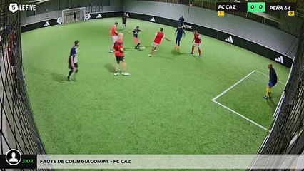 Faute de Colin Giacomini  - FC CAZ
