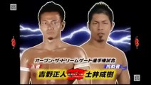 吉野正人 (Masato Yoshino) vs. 土井成树 (Naruki Doi)- Dragon Gate Open The Dream Gate Title 2010 *RARE*