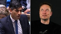 Sunak defends Elon Musk interview after MP says ‘world cringed at his fawning welcome’