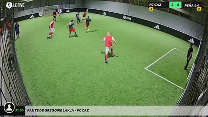 Faute de Gregoire Lakja - FC CAZ