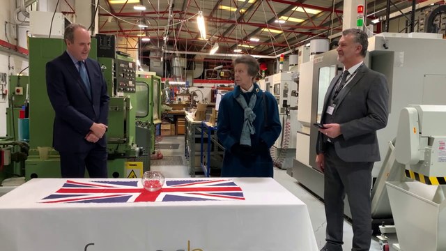 The Princess Royal visits Focus SB in St Leonards, East Sussex, on November 22 2023