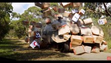 We hit 300k subs! Let's destroy some boxes with a Humvee 