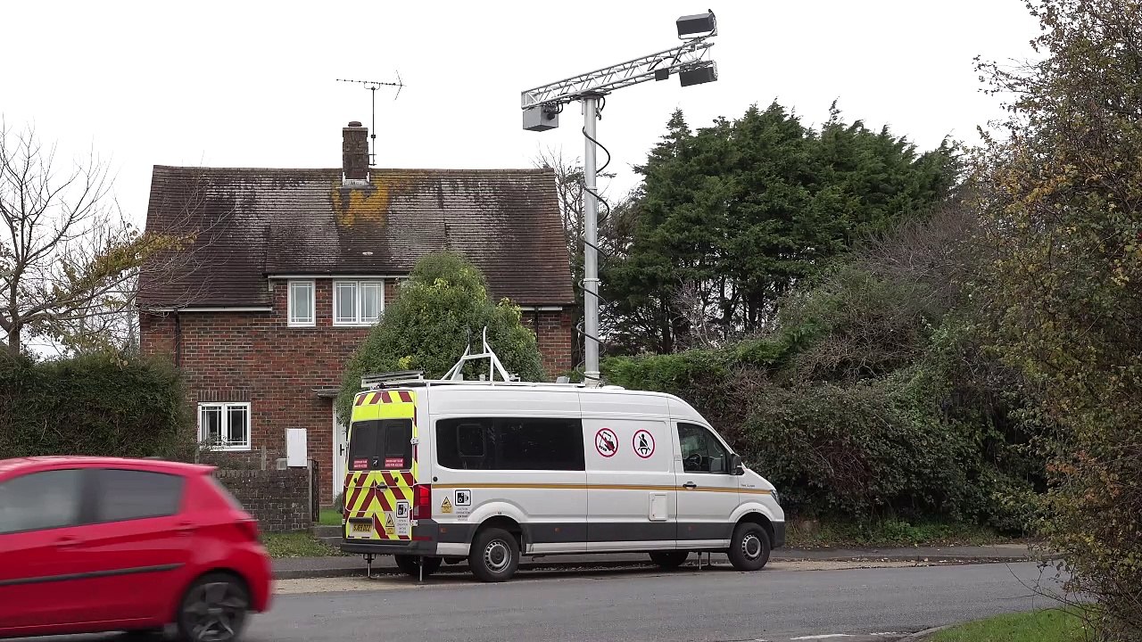 AI cameras pictured in Sussex town - System 'automatically detects' motorists not wearing a seatbelt