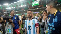 Fans clash with police before Brazil vs Argentina