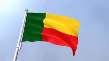 Benin Waving Flag