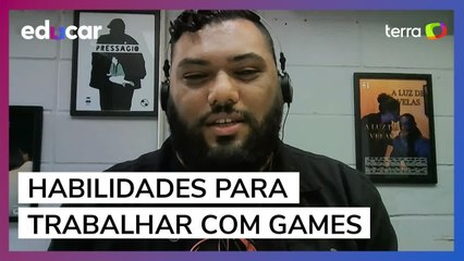 As funções e habilidades necessárias para trabalhar com games