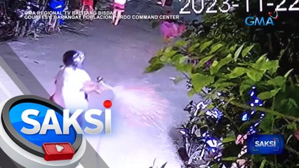 Lalaki, muntik tamaan nang paputukan ng mga suspek na riding-in-tandem ang isang bakery sa Cebu City | Saksi