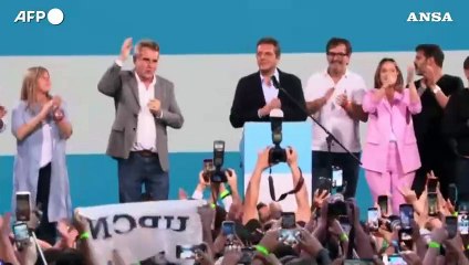 Argentina, Massa: "Il funzionamento del Paese compito del nuovo presidente"