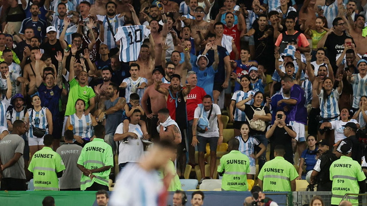 Scaloni condemns ‘very ugly’ scenes as crowd trouble mars Argentina win against Brazil