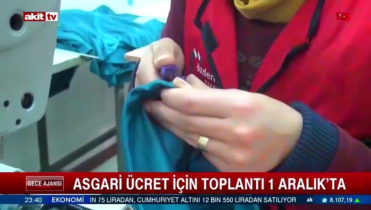 Asgari ücret için toplantı 1 Aralık'ta