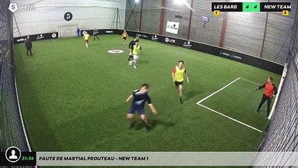 Faute de Martial PROUTEAU - NEW TEAM 1