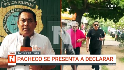 Fernando Pacheco se presentó a declarar por presunto tráfico de armas