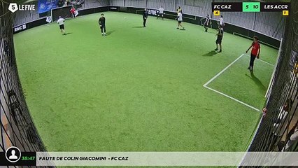 Faute de Colin Giacomini  - FC CAZ