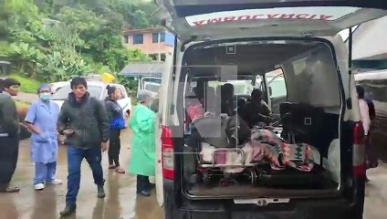 Heridos del accidente llegan hasta los hospitales para ser atendidos de emergencia