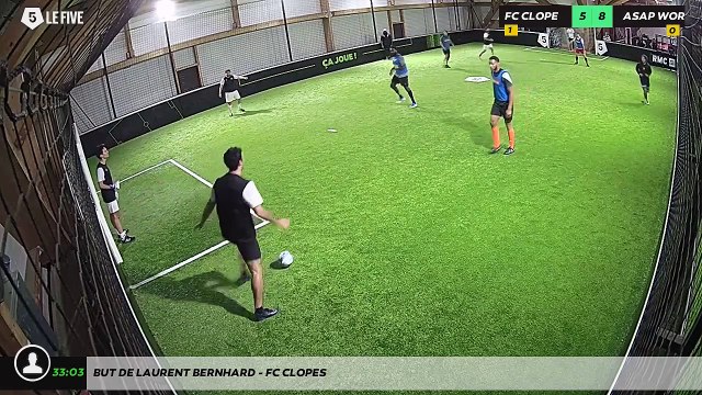 But de Laurent BERNHARD - FC CLOPES