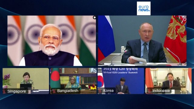 Falschaussagen und Nebelkerzen: Putin spricht bei G20-Gipfel über den Krieg in der Ukraine