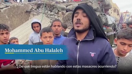 Continúan las explosiones en Gaza en la víspera de la tregua