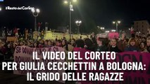 Il video del corteo per Giulia Cecchettin a Bologna: il grido delle ragazze