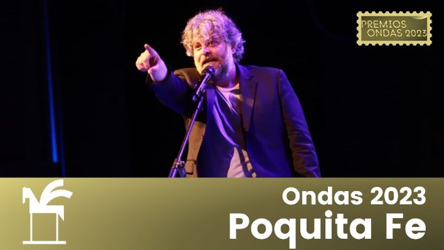 Raúl Cimas se atreve a contar un chiste en su discurso de agradecimiento por el Ondas a mejor serie de comedia ‘Poquita fe’