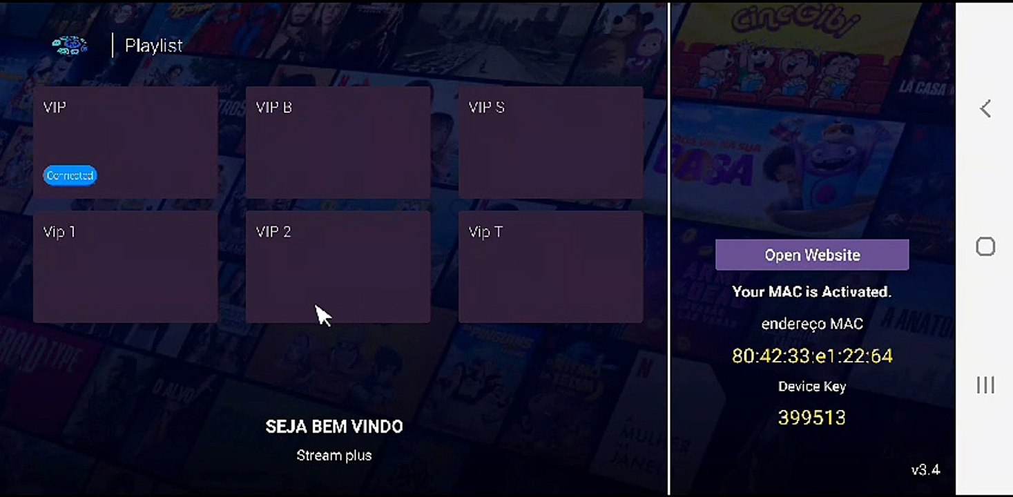 Acessando app ABCM